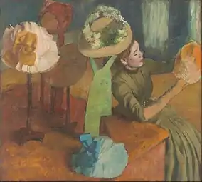 Edgar Degas, The Millinery Shop, 1885