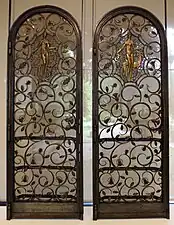 Elevator doors, now in the Calouste Gulbenkian Museum, Lisboa, Portugal, by Edgar Brandt, 1926