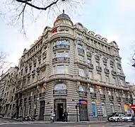 Building hosting the embassy in Madrid