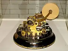 Image 47Stock telegraph ticker machine by Thomas Edison (from History of telecommunication)