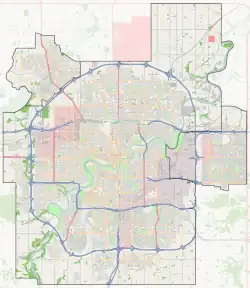 Central core is located in Edmonton