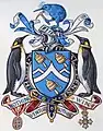 Coat of arms of  mountaineer, explorer, and philanthropist Sir Edmund Hillary