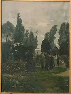 Édouard Joseph Dantan, Enterrement d'un enfant à Villerville (1884)
