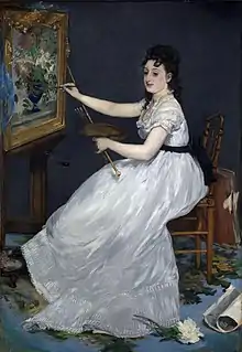 Portrait of Eva Gonzalès, by Édouard Manet