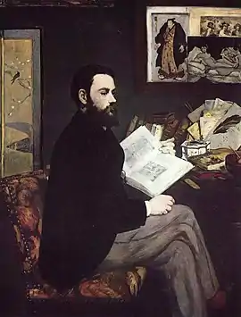 Portrait of Émile Zola, 1868, Musée d'Orsay