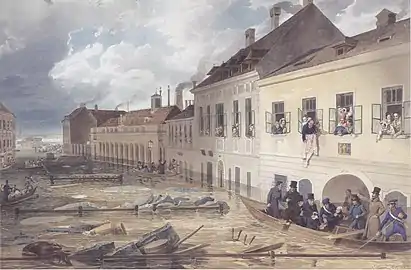 The Great Flood of 1830 in Vienna