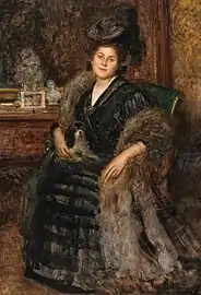 Portrait of his wife, Bertha