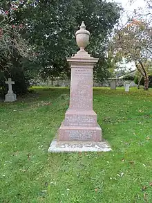 Edward Edwards memorial, Niton churchyard