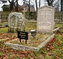 The grave of Merrill and Edward Carpenter at the Mount Cemetery, Guildford, Surrey.