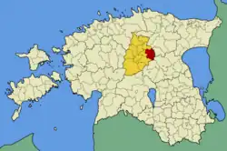 Koeru Parish within Järva County.