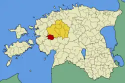 Vigala Parish within Rapla County.