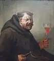 Drinking monk, Museum Bredius, ca.1650