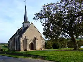 The church in Orcenais