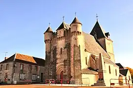 The church in Lourdoueix-St-Michel