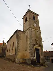 The church in Autreville-sur-Moselle