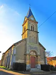 The church in Béchamps