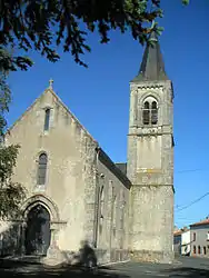 The church in La Chapelle-Gaudin