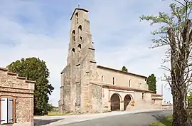 The church in Montcabrier