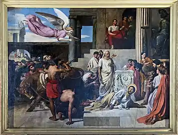 "The martyrdom of Saint Saturnin", by Jean-Louis Bézard