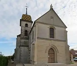 The church in Peseux