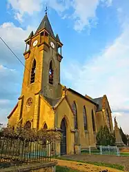 The church in Romagne-sous-les-Côtes