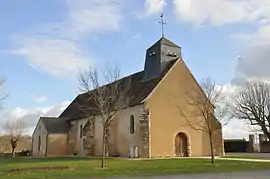 The church of Saint-Pierre, in Sarzay