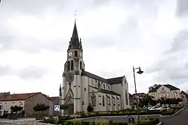 The church in Pontpierre