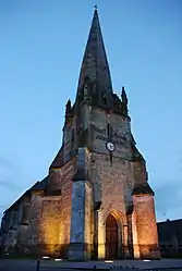 The church in La Cerlangue