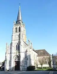 The church in Bourg-Achard