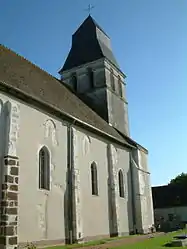 The church of Saint-Christophe, in Rians