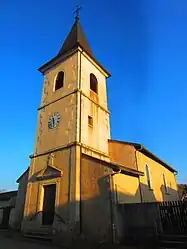 The church in Vilcey-sur-Trey