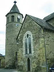 The church in Castelnau-de-Mandailles