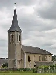 The church of Vielle-Adour