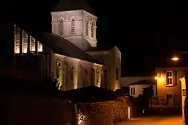 The 12th century church in L'Aiguillon-sur-Vie