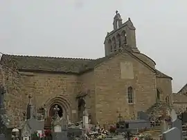 The parish church of Saint-Pierre, in Fontans