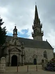 The church in Plouédern