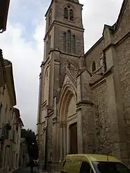 The church of Saint-André-de-Sangonis