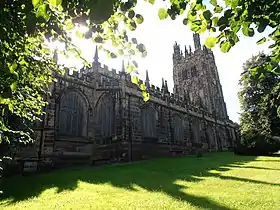 St Giles' Church viewed from the north-east