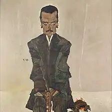 Egon Schiele, Portrait of Eduard Kosmack, 1910