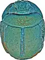 Back of scarab amulet