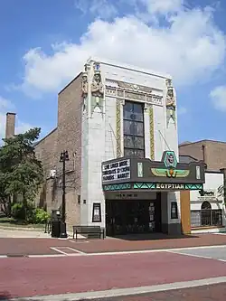 Egyptian Theatre, DeKalb, Illinois, by Elmer F. Behrns, 1929–1930