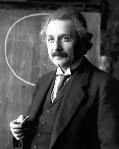 Albert Einstein, Nobel laureate in physics (Dr. h.c. in 1919)
