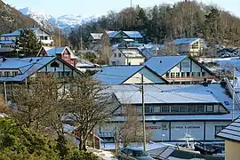 Commercial centre of Eivindvik (photo: Nina Aldin Thune)