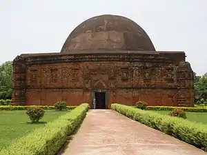 Mausoleum of Jalaluddin Muhammad Shah, the 2nd ruler of the Ganesha dynasty, in Gaur, West Bengal, India.