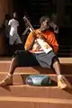 Gabonese harp played by Lord Ekomy Ndong, a Gabonese Hip-Hop musician