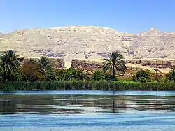 View of the site of Nekheb (modern Elkab)