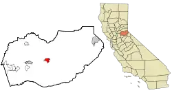 Location in El Dorado County and the state of California