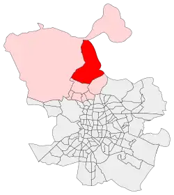 Location of El Goloso