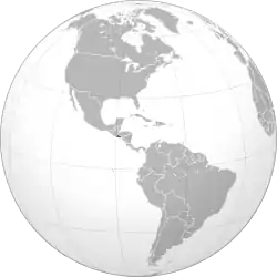 El Salvador (orthographic projection)