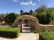 Entrance way into the church courtyard.